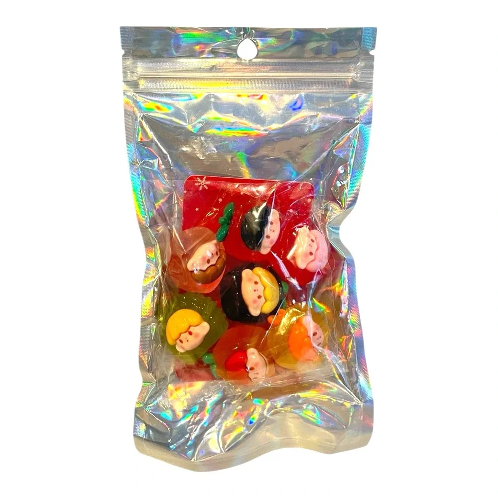 28 Fruity Face Kawaii Mini Slime Resin Charms Assortment Collect 5 Sets of 7